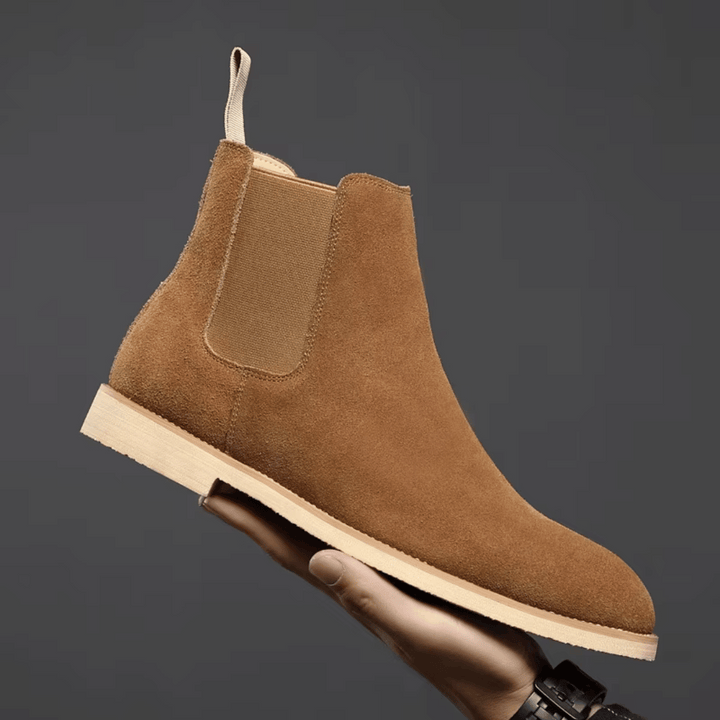 Rowan | Chelsea Boots Daim Homme | Confortables Orthopédiques