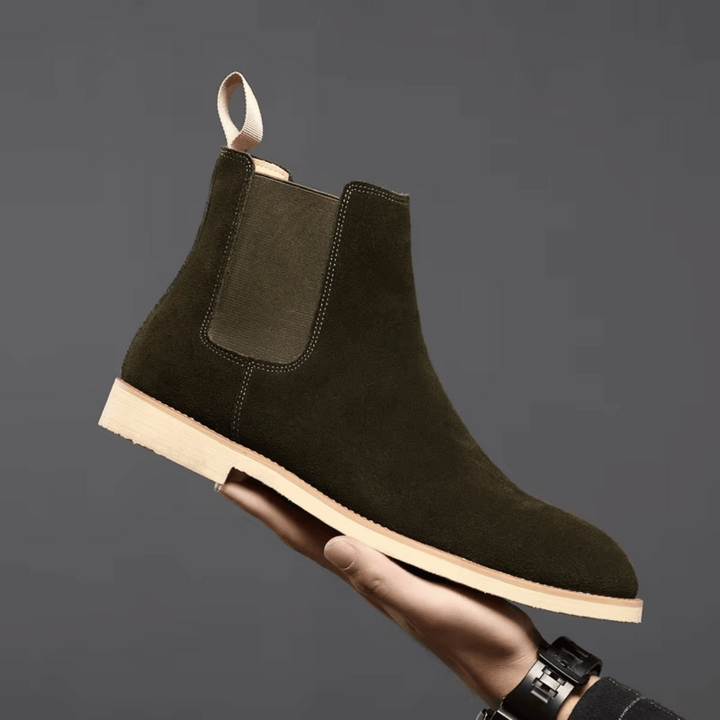 Rowan | Chelsea Boots Daim Homme | Confortables Orthopédiques
