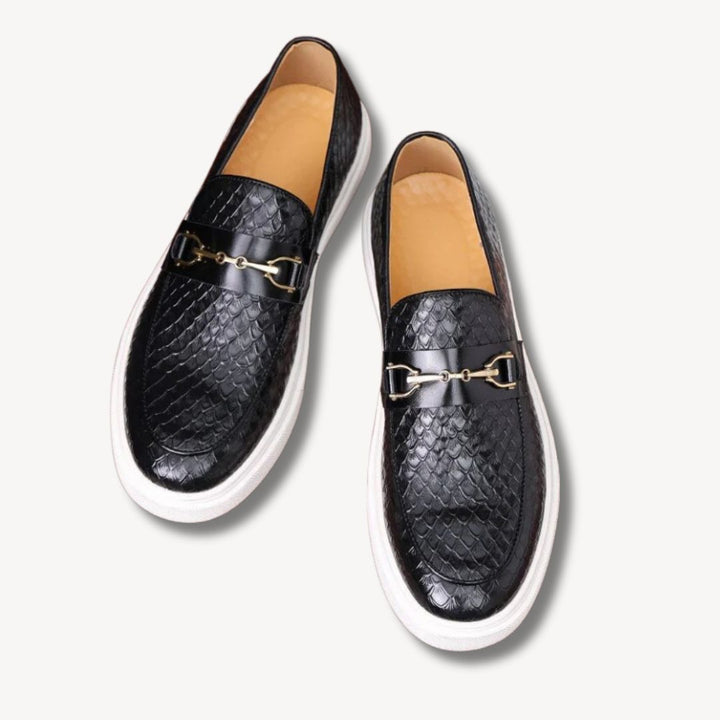 Maverick | Mocassins Embossés Homme | Habillés Confort Quotidien