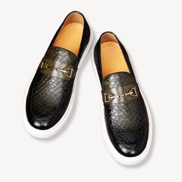 Maverick | Mocassins Embossés Homme | Habillés Confort Quotidien