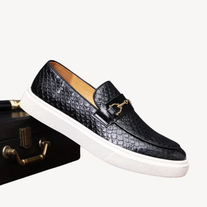 Maverick | Mocassins Embossés Homme | Habillés Confort Quotidien