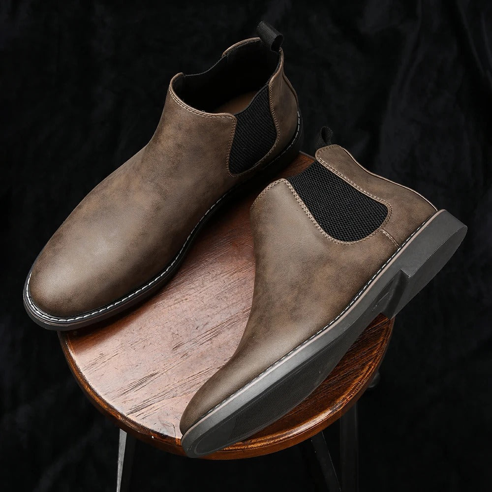 Clint | Chelsea Boots Cuir Classiques Homme | Habillés Confort