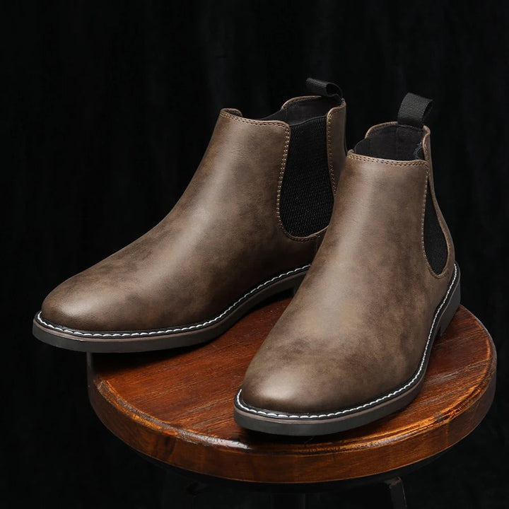 Clint | Chelsea Boots Cuir Classiques Homme | Habillés Confort