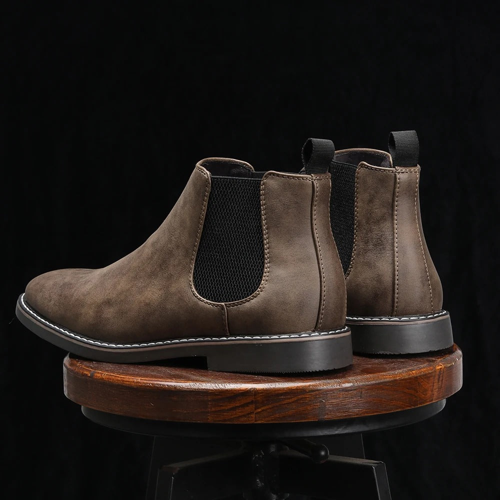 Clint | Chelsea Boots Cuir Classiques Homme | Habillés Confort