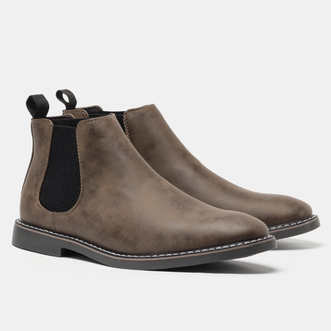 Clint | Chelsea Boots Cuir Classiques Homme | Habillés Confort