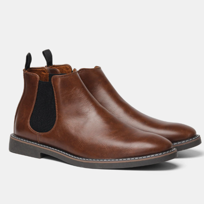 Clint | Chelsea Boots Cuir Classiques Homme | Habillés Confort