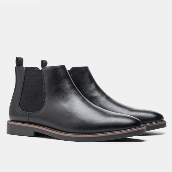 Clint | Chelsea Boots Cuir Classiques Homme | Habillés Confort