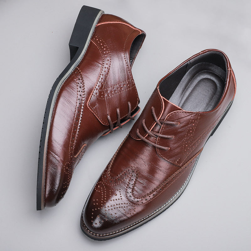 Elpidio | Brogue Habillé Homme | Confort Marche Quotidienne