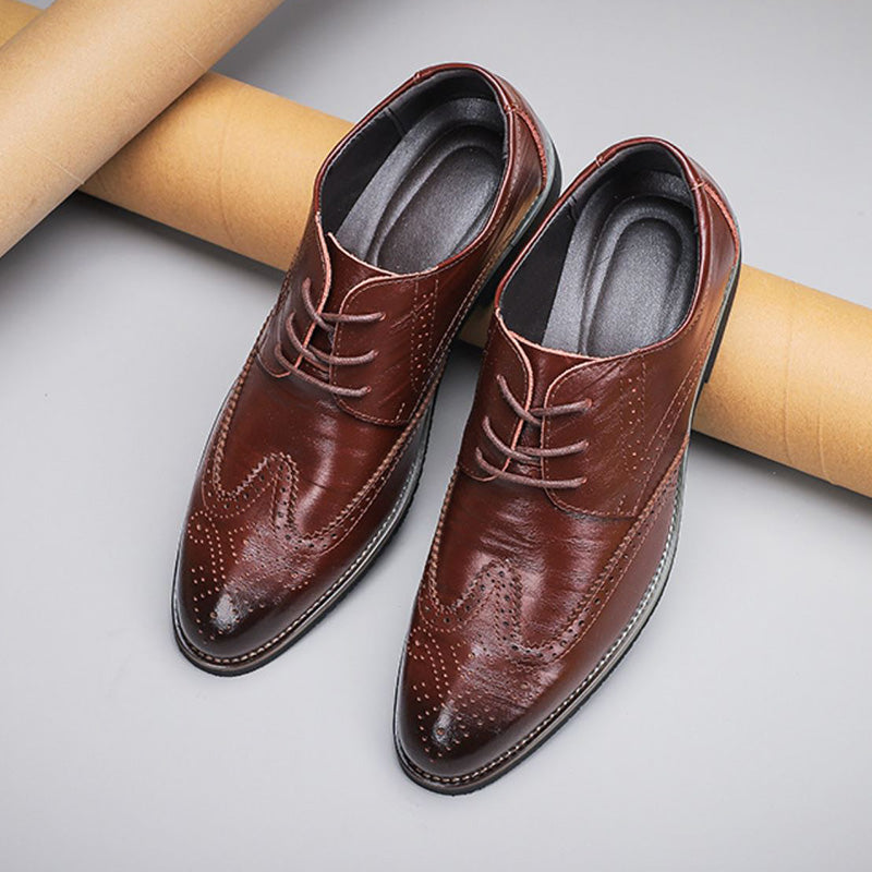 Elpidio | Brogue Habillé Homme | Confort Marche Quotidienne