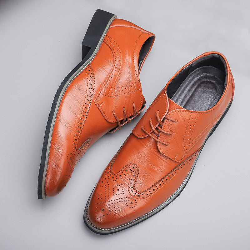 Elpidio | Brogue Habillé Homme | Confort Marche Quotidienne
