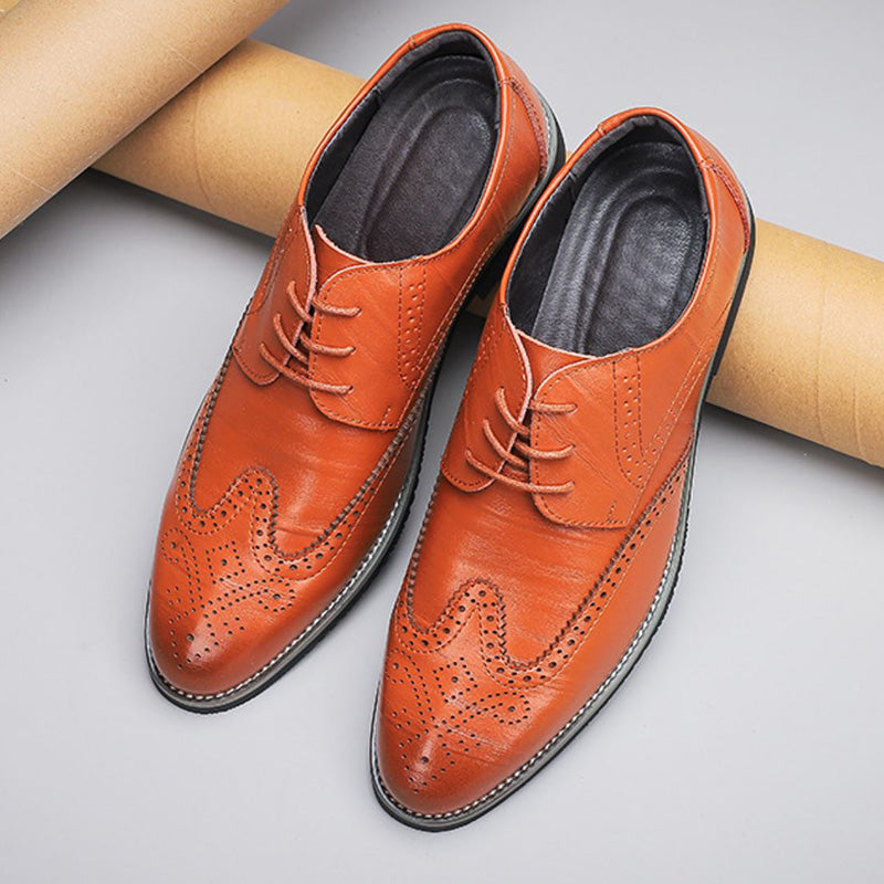 Elpidio | Brogue Habillé Homme | Confort Marche Quotidienne