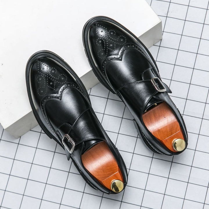 Mariusz | Monk Strap Wingtip Brogue Homme | Caractère Habillé