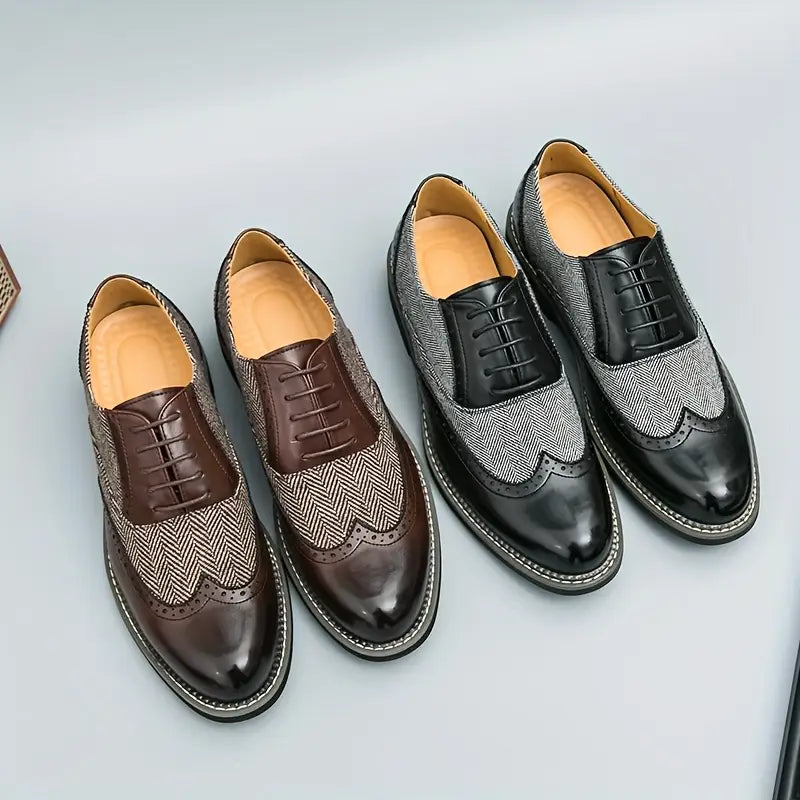 Aleksander | Oxford Brogue Homme | Confort Élégance Habillé