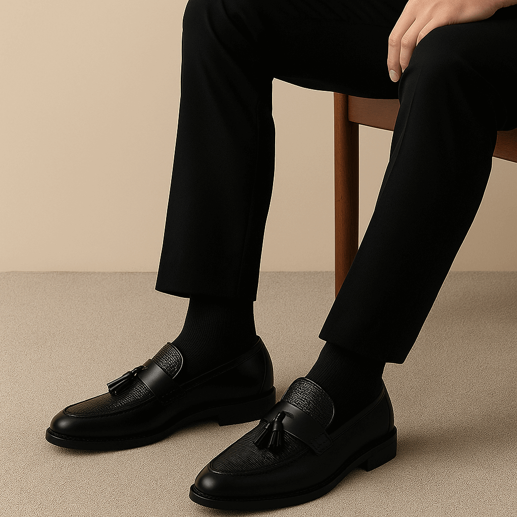 Anatole | Mocassins Selle Glands Cuir Box Calf Homme | Élégance Confort