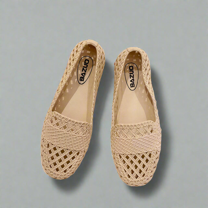 Filippa | Mocassins Tressés Plats Femme | Confortables Marche Élégants