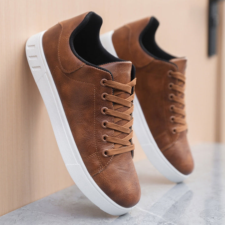 Stellan | Baskets Cuir Lacets Homme | Élégantes Confort Marche