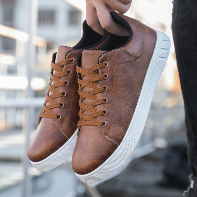 Stellan | Baskets Cuir Lacets Homme | Élégantes Confort Marche
