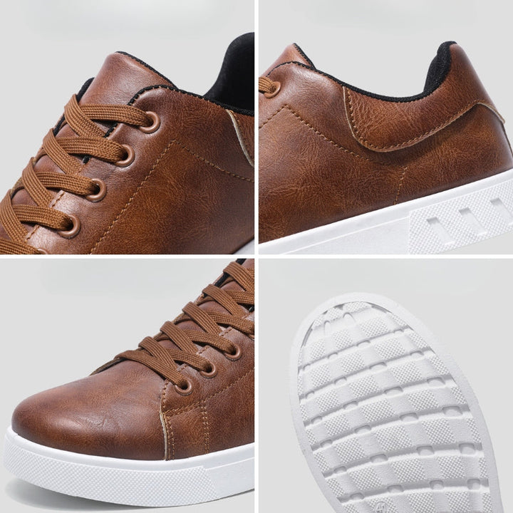 Stellan | Baskets Cuir Lacets Homme | Élégantes Confort Marche