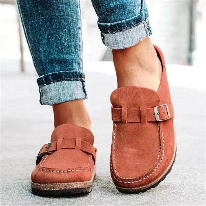 Ginevra | Sandales Boucle Talon Ouvert Femme | Confortables Été