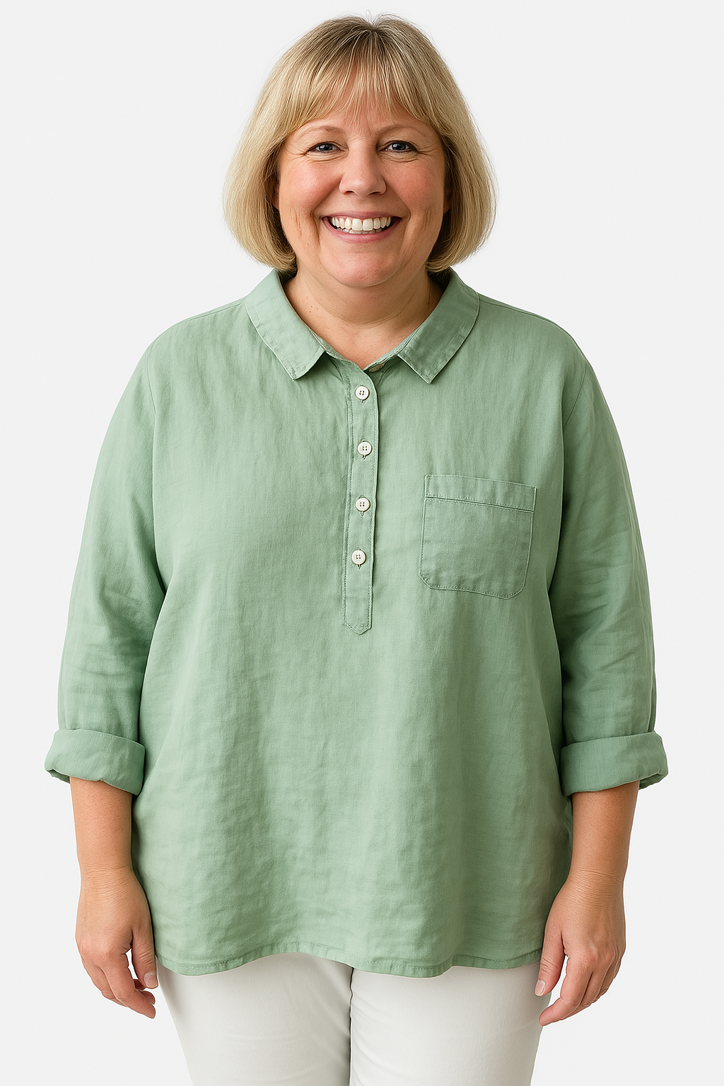 Naja — Blouse Femme Elegante Bleu Marine, Violette Pour Style Confirme