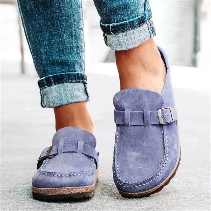 Ginevra | Sandales Boucle Talon Ouvert Femme | Confortables Été