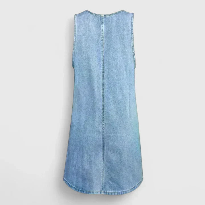 Olyssian — Robe Femme Confortable Bleue Pour Serenite et Style Quotidien