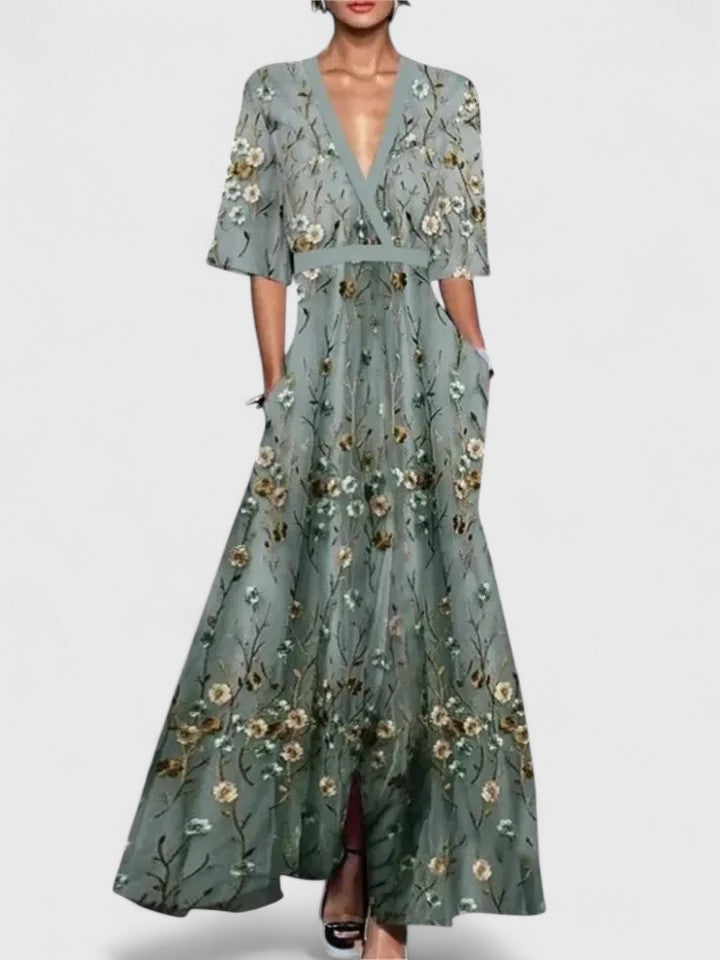 Aimee — Robe Maxi Élégante Femme Pour les Nuits Qui Comptent