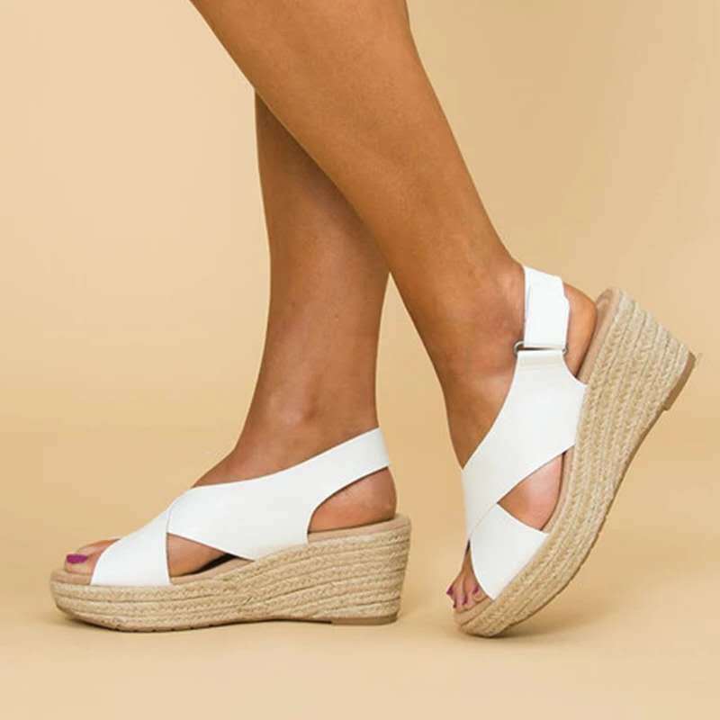 Giulia | Sandales Compensées Été Femme | Confortables Tendance