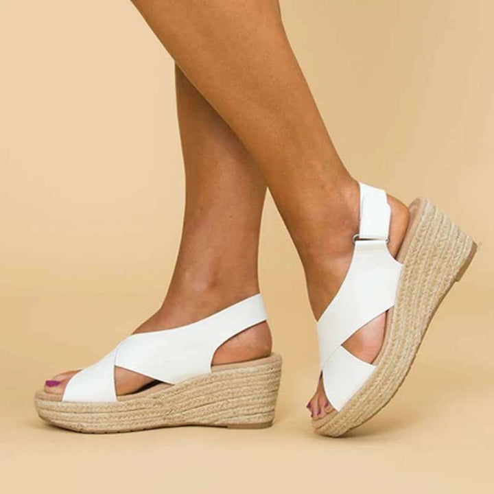 Giulia | Sandales Compensées Été Femme | Confortables Tendance