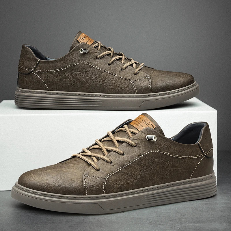 Quin | Baskets Basses Lacets Homme | Confort Orthopédique