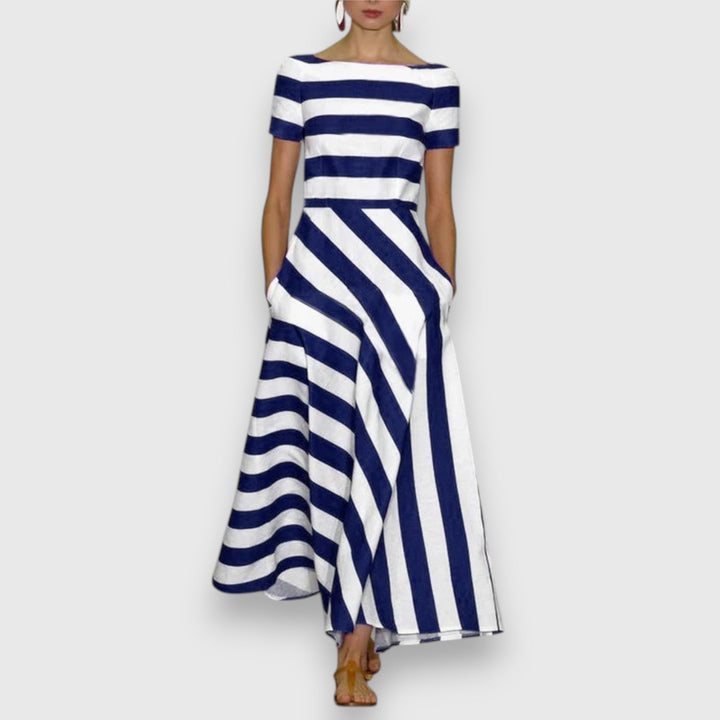 Iselore — Robe Femme Sophistiquée Noir Bleu Rouge Pour Femme de Caractère