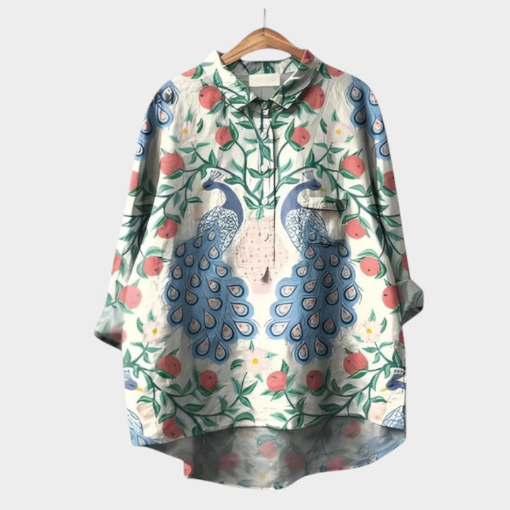 Siara — Blouse Femme Elegante Sheep, Print 1 Pour Style Confirme