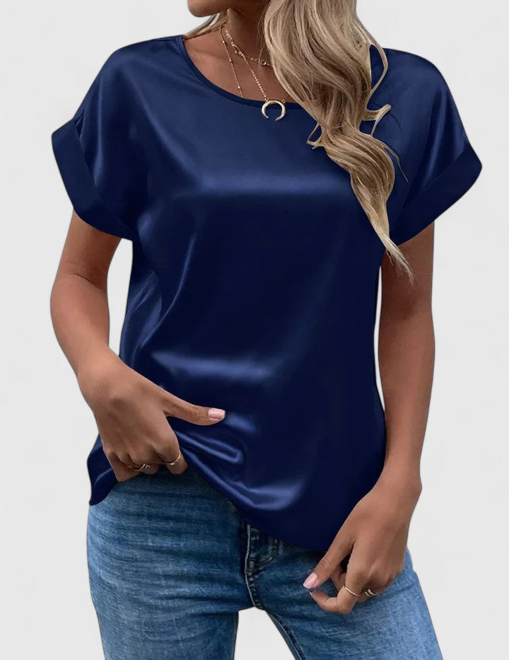 Lioraine — Blouse Femme Elegante Bleu Marine, Verte Pour Style Confirme