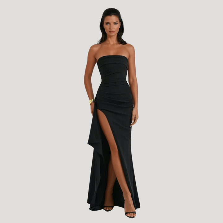 Emma — Robe Femme Mariage Navy, Noire, Rouge Pour Style Confirme