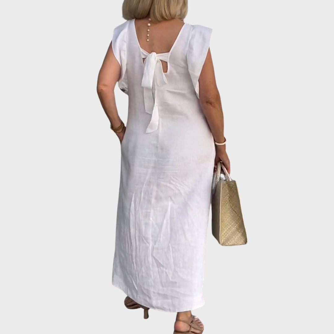 Alexis — Robe Femme Elegante Bleu Fonce, Noire, Kaki Pour Style Confirme