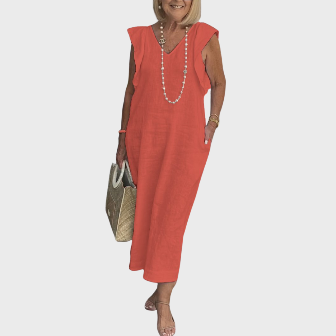 Alexis — Robe Femme Elegante Bleu Fonce, Noire, Kaki Pour Style Confirme
