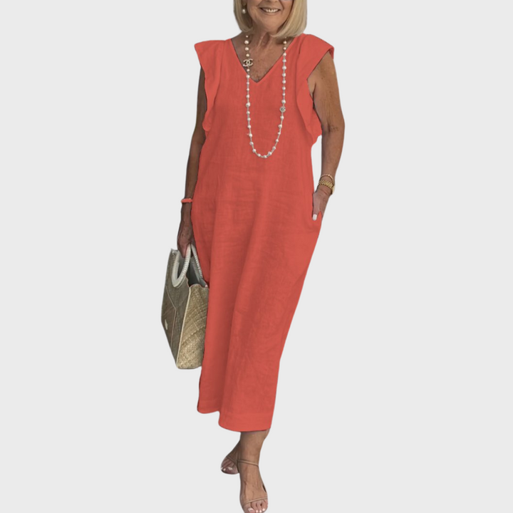 Alexis — Robe Femme Elegante Bleu Fonce, Noire, Kaki Pour Style Confirme