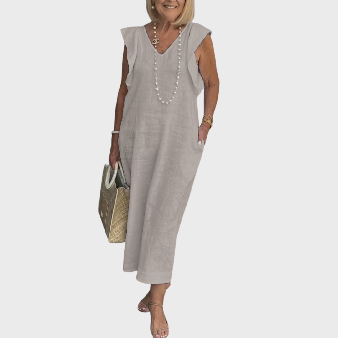 Alexis — Robe Femme Elegante Bleu Fonce, Noire, Kaki Pour Style Confirme