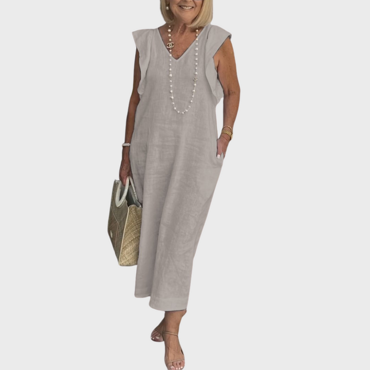 Alexis — Robe Femme Elegante Bleu Fonce, Noire, Kaki Pour Style Confirme