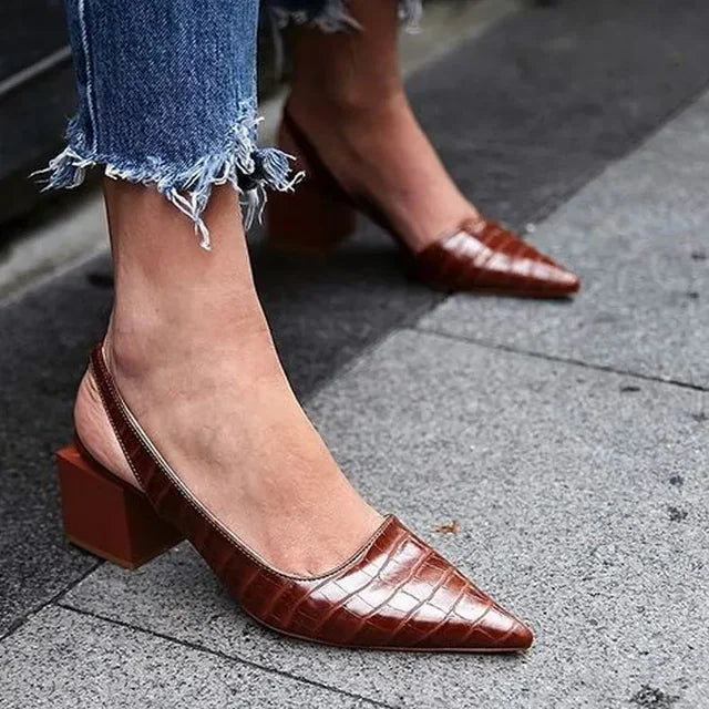 Adriana | Escarpins Slingback Femme | Chaussure Orthopédique Moderne