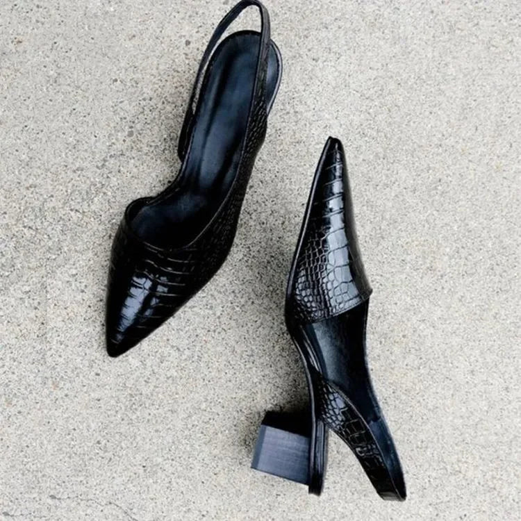 Adriana | Escarpins Slingback Femme | Chaussure Orthopédique Moderne