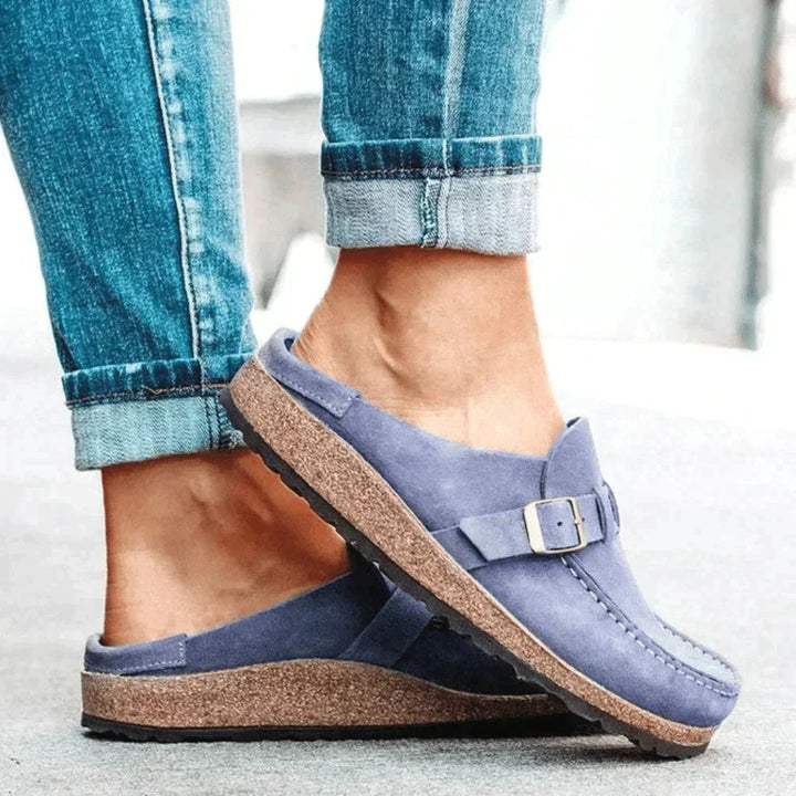 Ginevra | Sandales Boucle Talon Ouvert Femme | Confortables Été