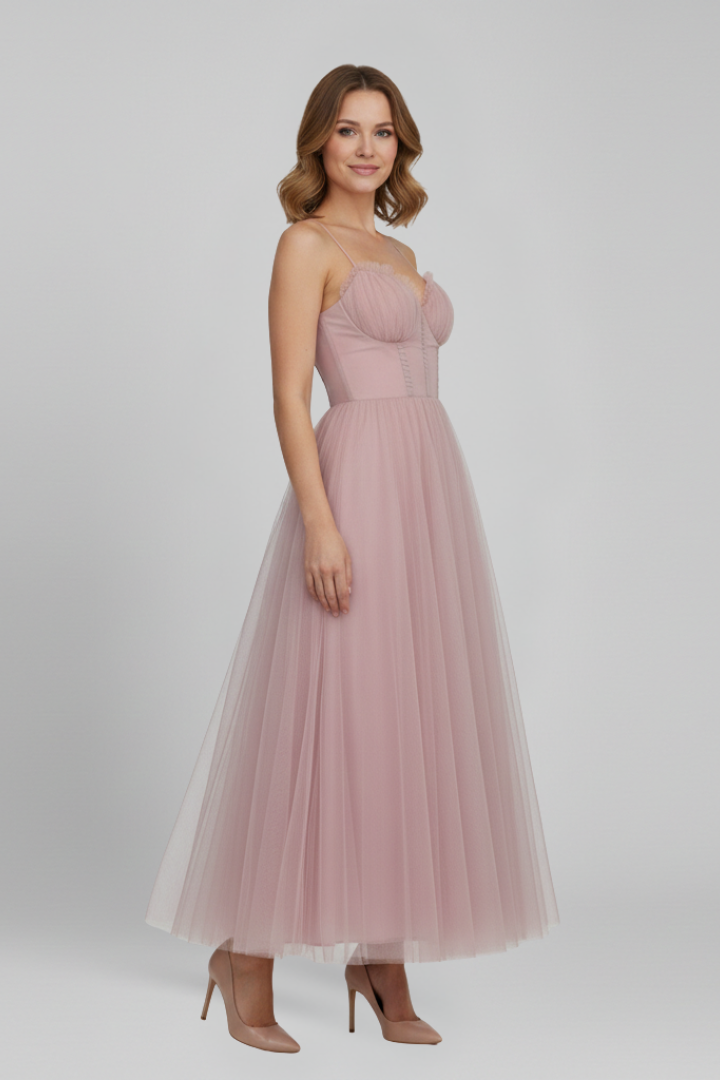 Grace — Robe Femme Elegante Noire, Marron, Rose Pour Style Confirme