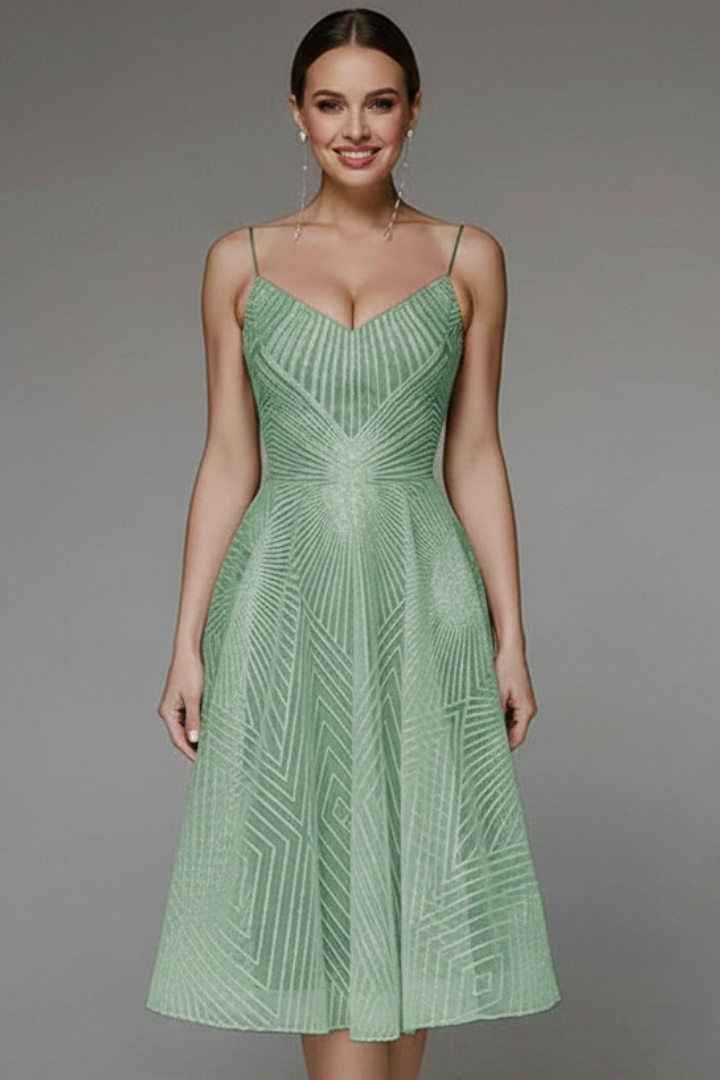 Faith — Robe Midi Bretelles Fines Ligne-A Femme Blanche Verte Rouge Violette