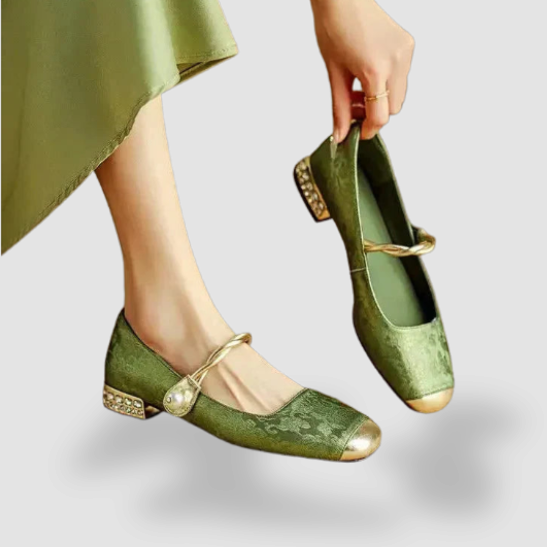 Leire | Escarpins Bout Fermé Bride Bas Femme | Confortables Élégants