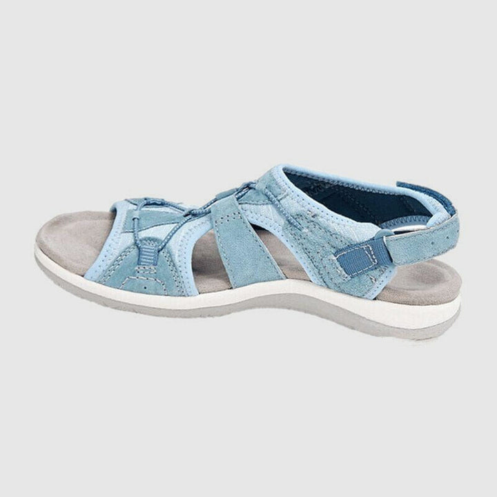 Amélie | Sandales Sport Plates Femme | Confort Marche Quotidienne
