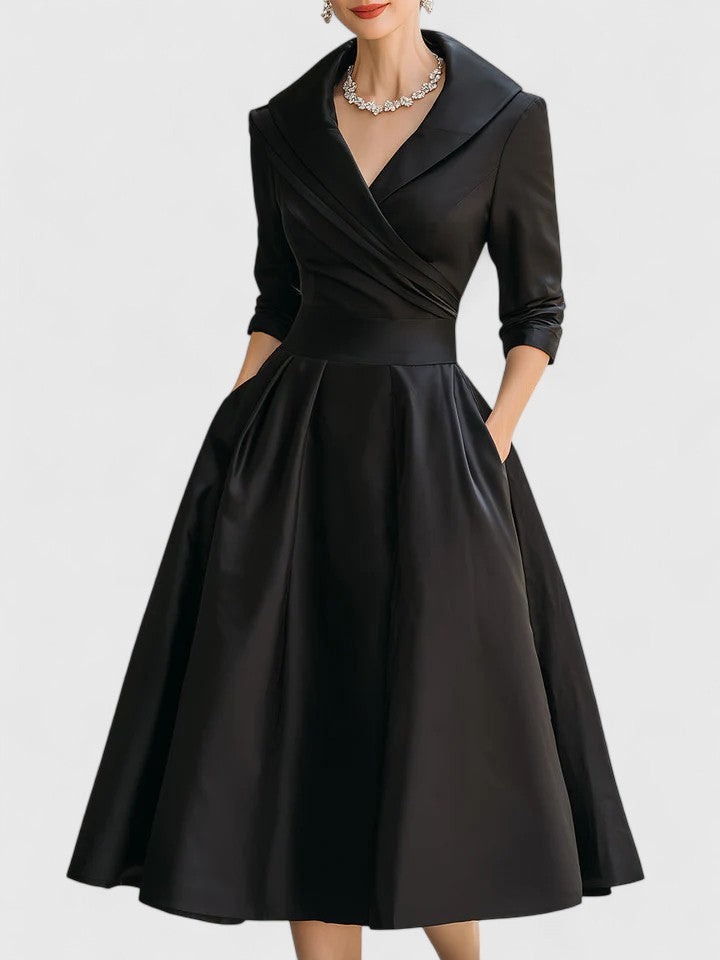 Yan — Robe Midi Élégante Femme