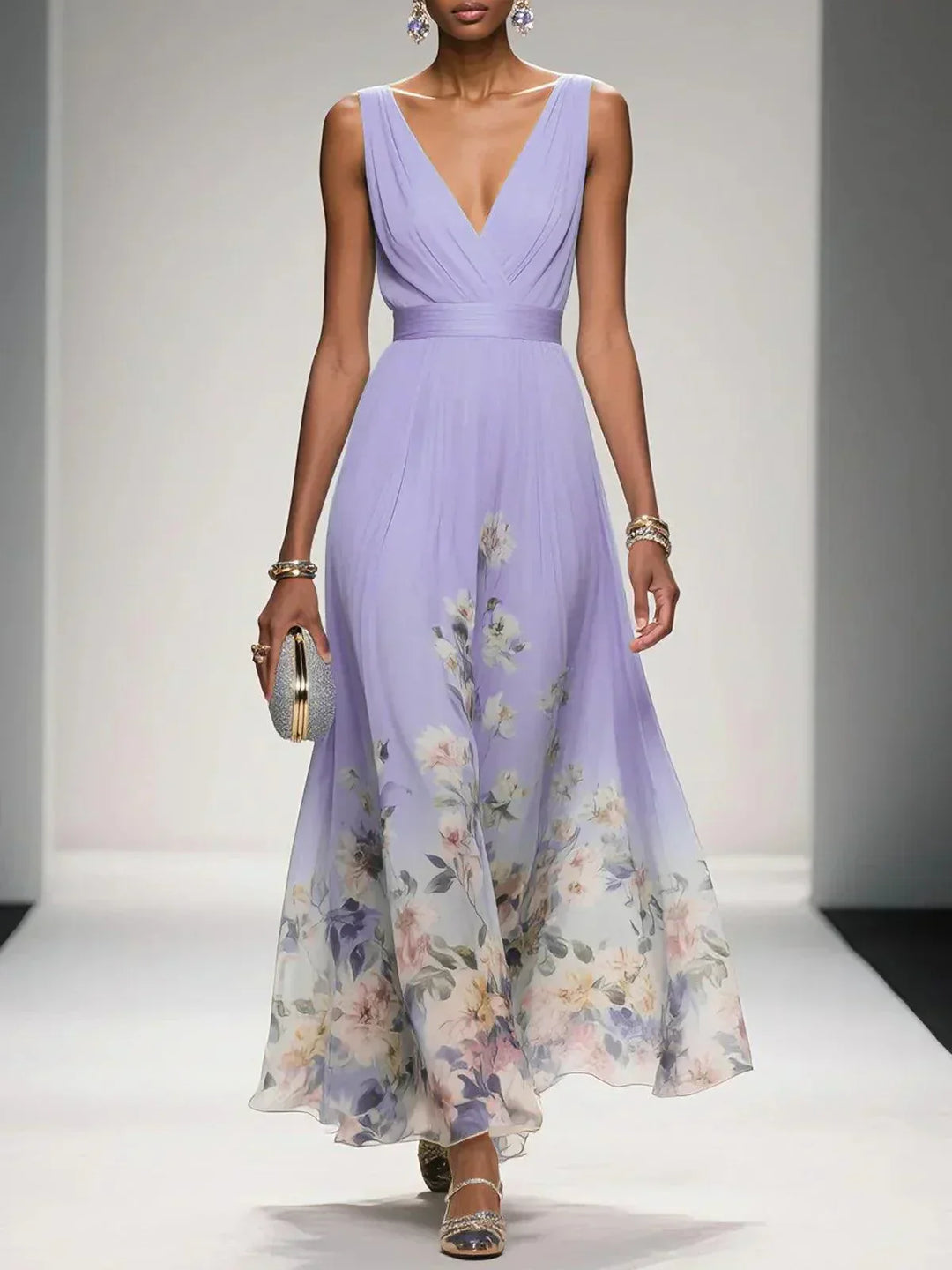 Isabella — La Robe Florale Mariage Qui Vole Poliment la Vedette