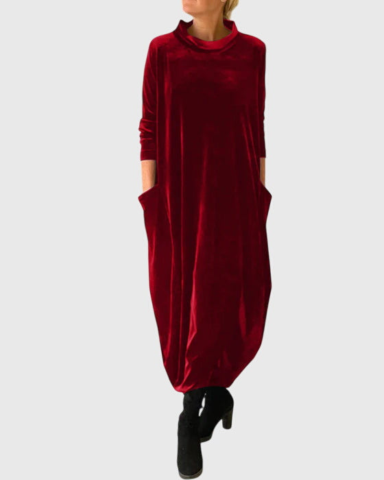Madison — Robe Femme Elegante Rouge, Bleue, Violette Pour Style Confirme