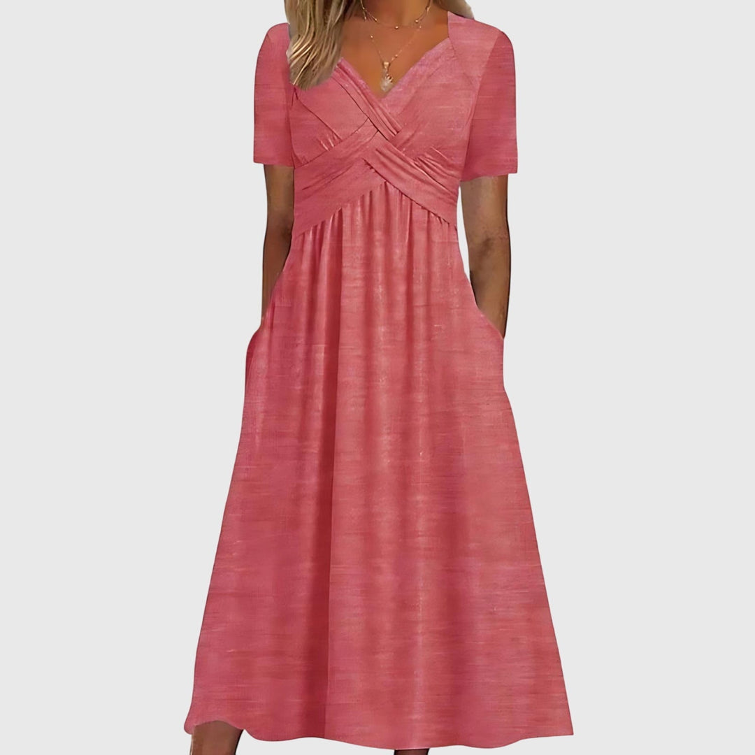 Viola — Robe Midi Gainante Ventre Plat